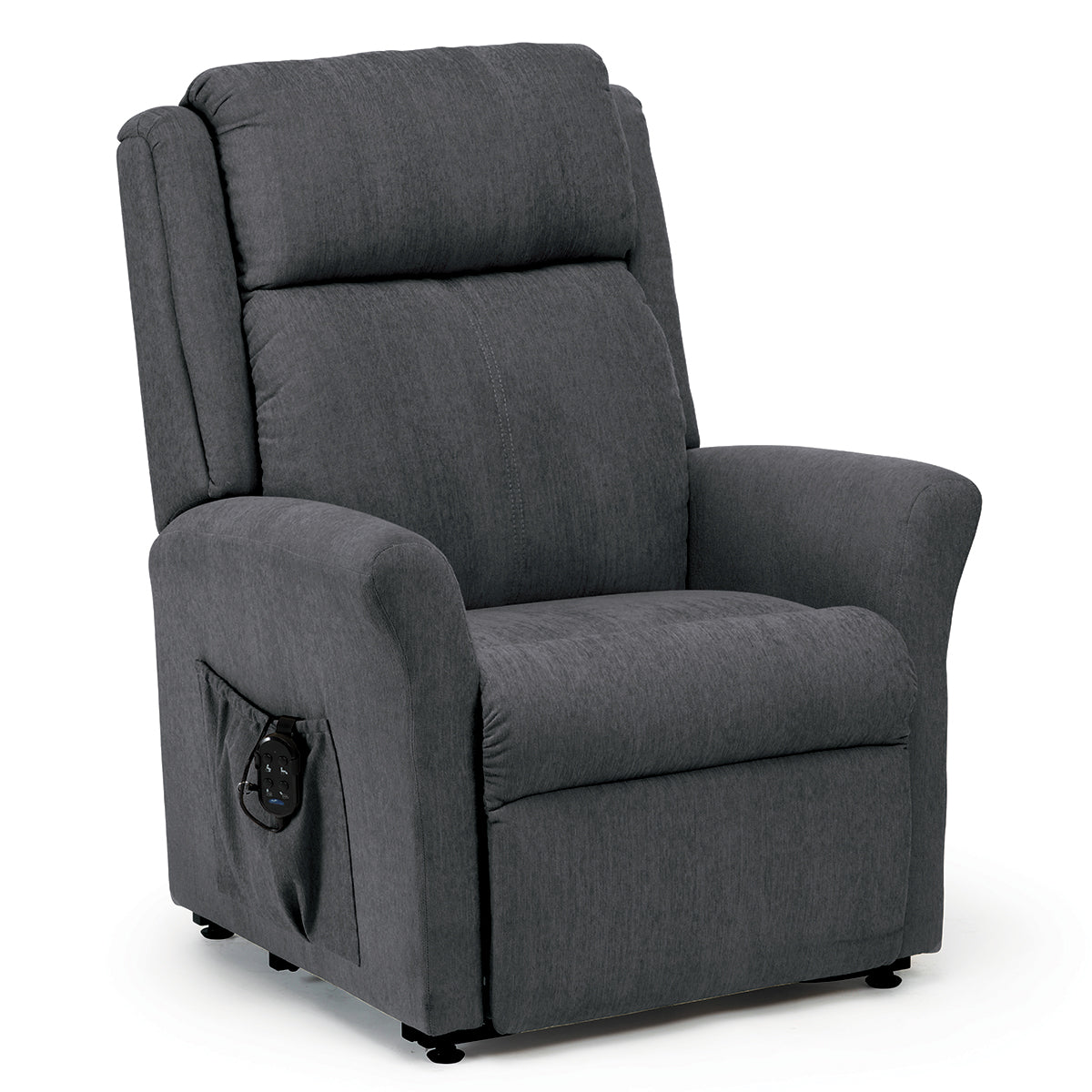 Memphis Dual Motor Riser Recliner Chair - Charcoal